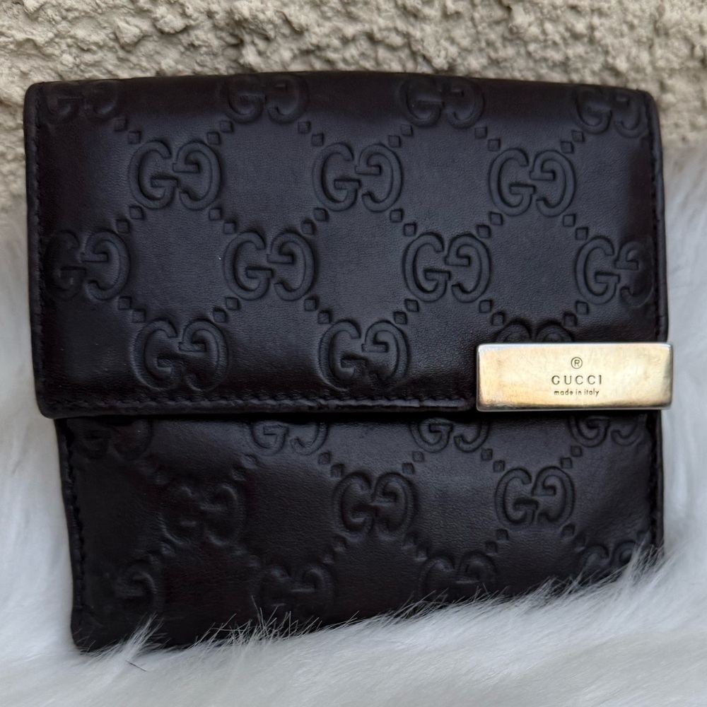 Gucci Guccissima leather wallet